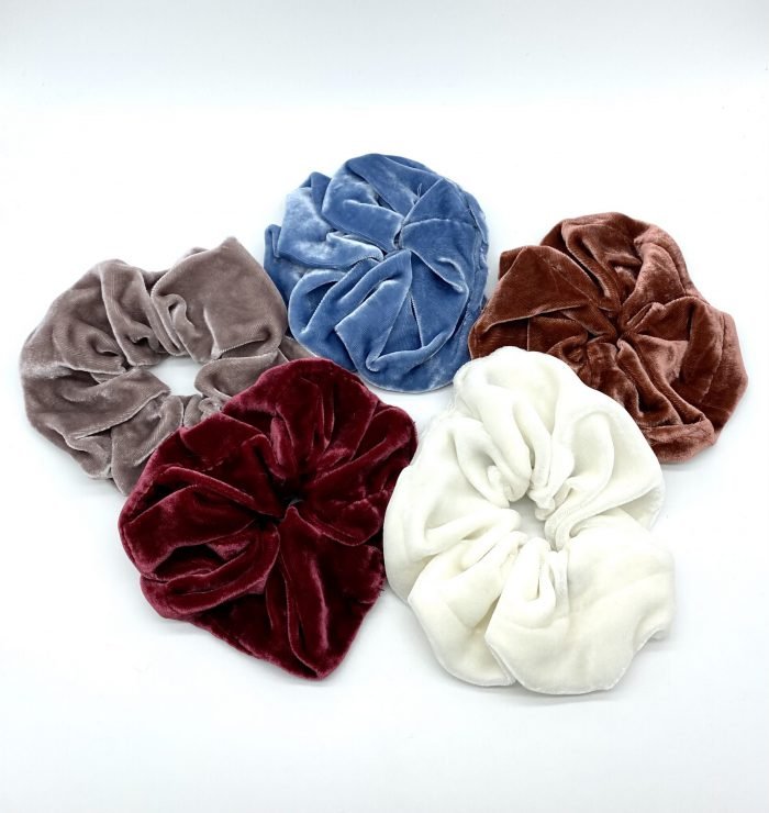 Scrunchies Kadife Toka - Görsel 1